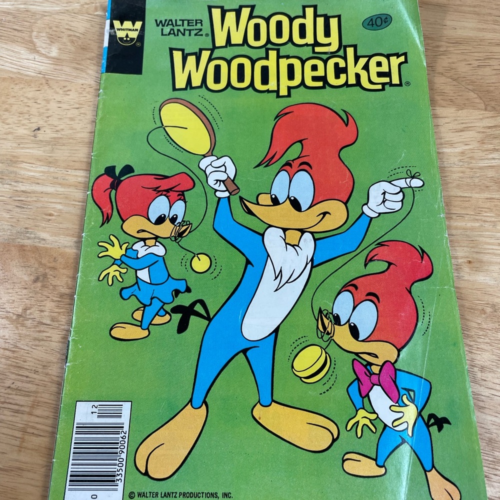 Vintage 1979 Woody‎ Woodpecker Comic Book  'The Great Train Robbery' No 185